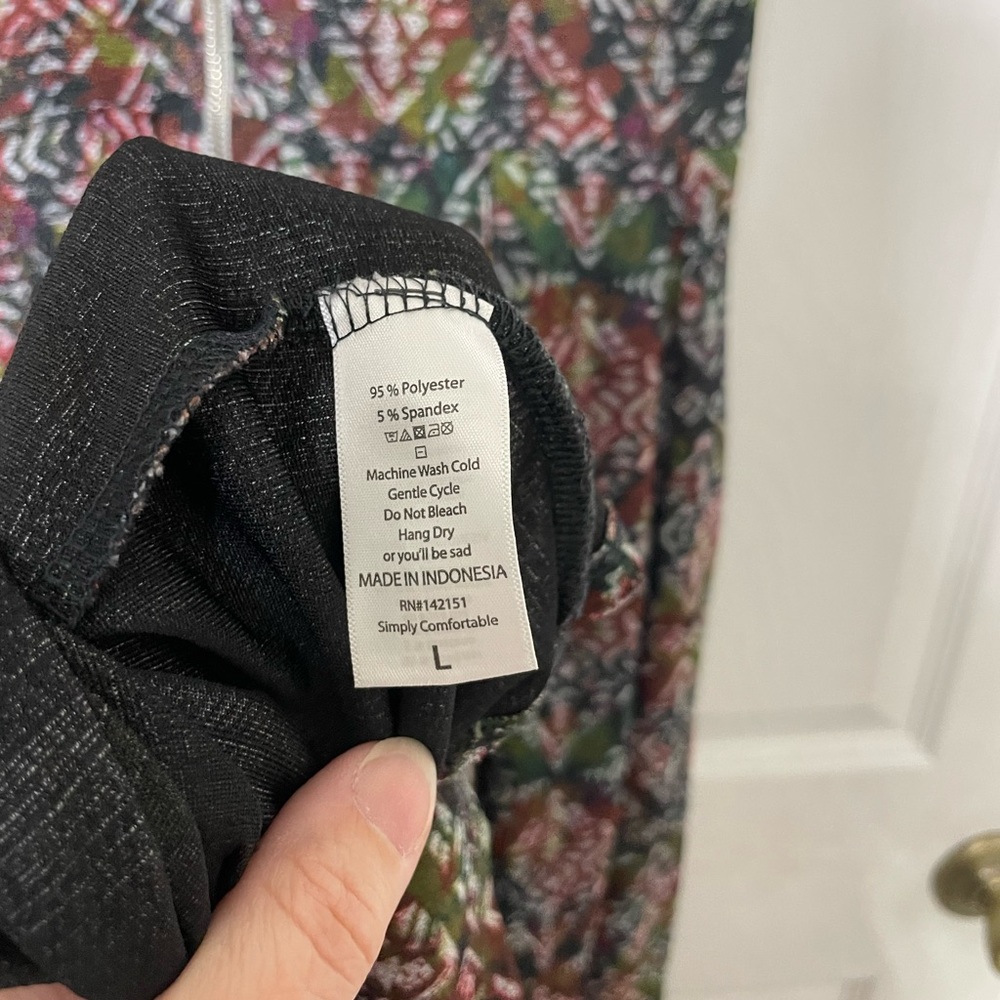 LuLaRoe Amelia Dress Pockets Large - Picture 5 of 7
